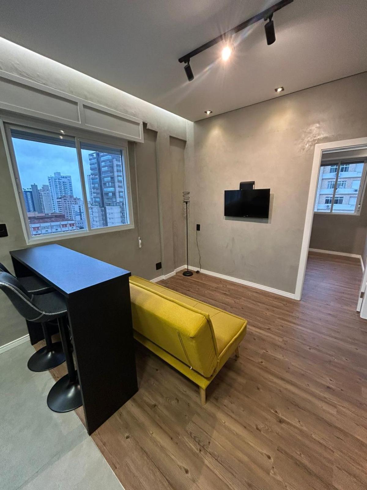 Apartamento Frente A Praia Do Embare Santos Eksteriør billede