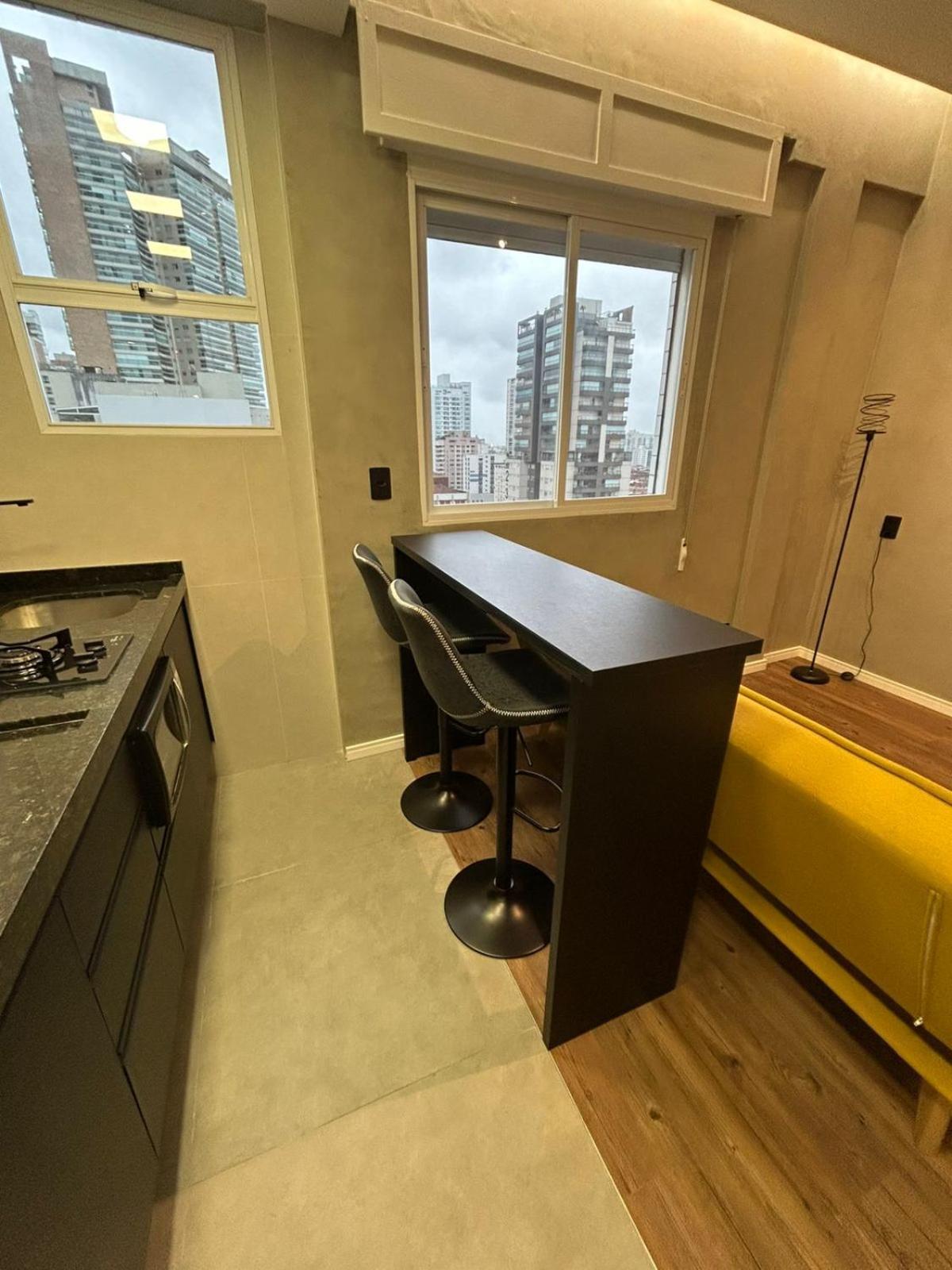 Apartamento Frente A Praia Do Embare Santos Eksteriør billede