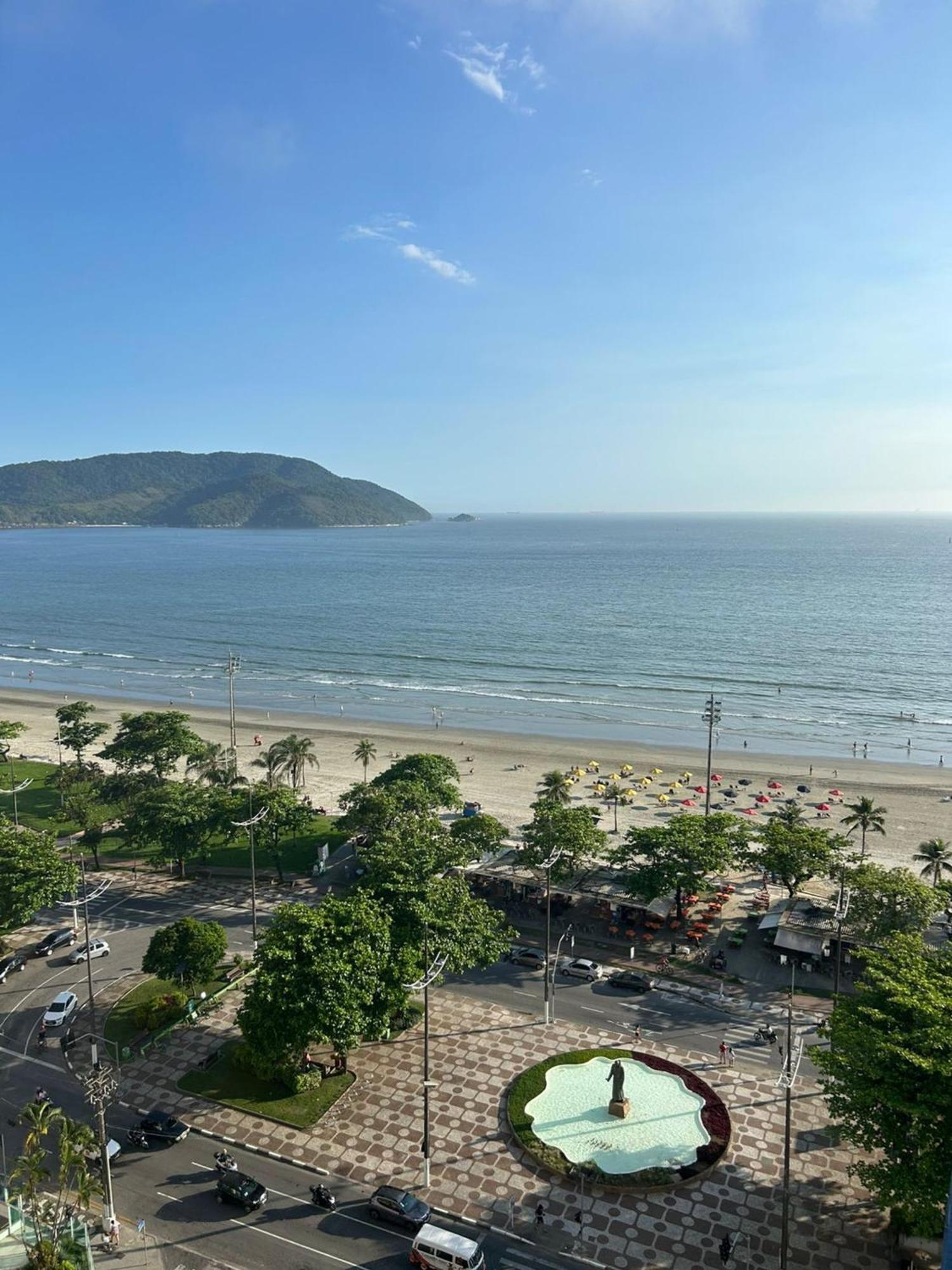 Apartamento Frente A Praia Do Embare Santos Eksteriør billede